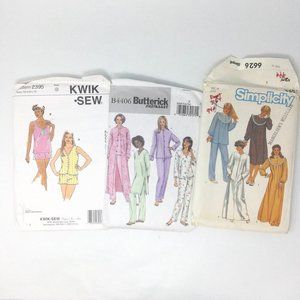 Vintage Women's Sleepwear Sewing Patterns